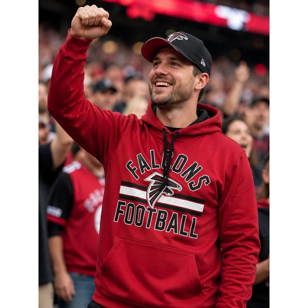 Atlanta Falcons Football Performance Hoodie Sweatshirt (NEW)